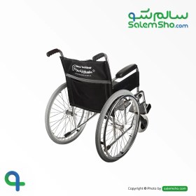 تصویر ویلچر ساده ایران بهکار مدل 703 رنگی چرخ عقب بادی Iranbehkar Simple Airwheel Wheelchair Model 703