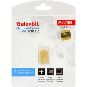 تصویر فلش مموری گلکسبیت مدل M6 ظرفیت 64 گیگابایت Galexbit M6 64GB USB 2.0 Flash Memory