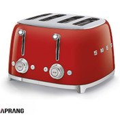 تصویر توستر 4 اسلایس اسمگ TSF03 قرمز SMEG Toaster TSF03 RED