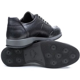 تصویر کفش اسپرت مردانه چرم مدل vango ریوا چرم تبریز - مشکی / 41 