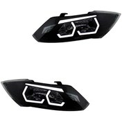 تصویر چراغ جلو اسپرت کوییک کروز مدل M3-W سفید بدون موتور دو عددی 