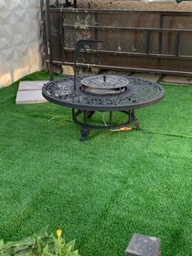 تصویر میز آتشدان گرد 