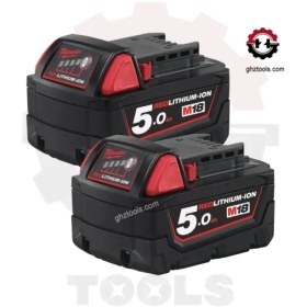 تصویر باطری میلواکی ۱۸ ولت ۵ آمپر -کد ۷۰۴۹ 