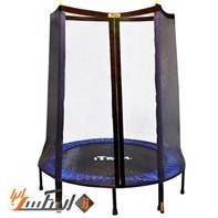 تصویر ترامپولین فنری با تور محافظ قطر 1.5 متری Trampoline 032