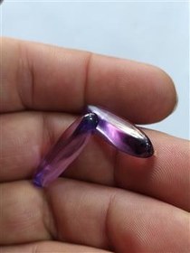 تصویر یک جفت نگین لعل اماتیتست اصیل 