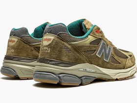 تصویر کتانی رانینگ نیوبالانس ۹۹۰ خاکی قهوه ای newbalance 990D3 