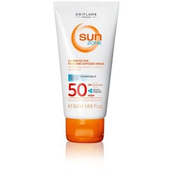 تصویر کرم ضد آفتاب SPF50 سان زون Sun Zone UV Protector Face and Exposed Areas SPF 50 High