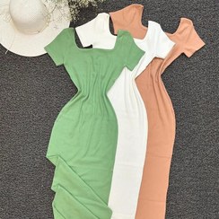 تصویر پیراهن سارافونی زنانه فری سایز جنس کبریتی 