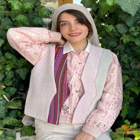 تصویر جلیقه پنبه ای جاجیم 