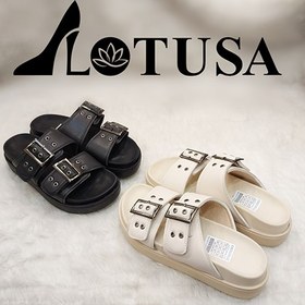 تصویر دمپایی طبی ۲سگک چرمی 