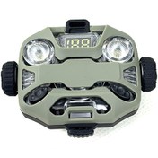 تصویر فندک پلاسمایی چرغ قوه و اسپینر دار مدل D72-1 کیفیت اصلی Arc Ignition Plasma lighter with flashlight model D72-1