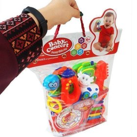 تصویر اسباب بازی مدل جغجغه پارس طرح سلفونی 