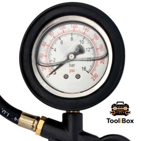 تصویر درجه باد برند Wiseup کد 063502 WISEUP Tire Pressure Gauge — Model 063502