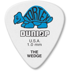 تصویر پیک گیتار دانلوپ Dunlop Picks Tortex Wedge 1.0mm 