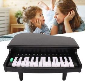 تصویر پیانو کلاسیک موزیکال پایه دار multiple vivid tones electric organ toy