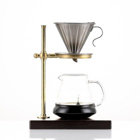تصویر دریپر قهوه مدل V60 steel کد 4 