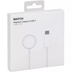 تصویر کابل شارژ مگنتی اپل واچ PD apple watch magnetic charging cable