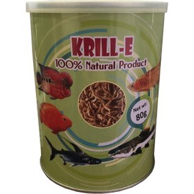 تصویر غذای ماهی میگو خشک KRILL-E (80 گرم) 