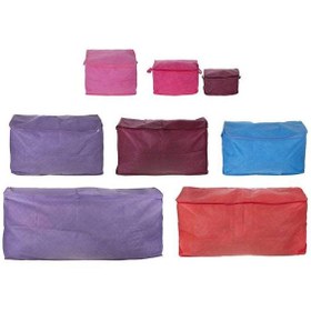 تصویر ساک لباس کد 004 مجموعه 8 عددی 004 Storage Bag 8 Pcs