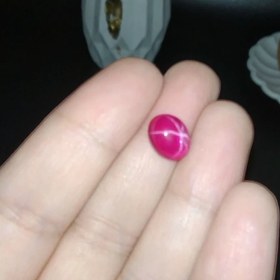 تصویر نگین یاقوت استار کد 7436 