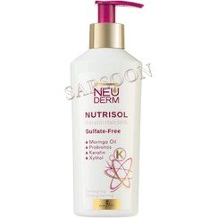 تصویر شیر مو کراتینه فاقد سولفات نوتریسل نئودرم (Neuderm) 200 میل Neuderm nutrisol keratn hair milk 