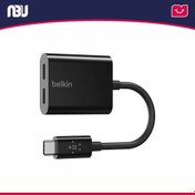 تصویر مبدل 1 به 2 USB-C به USB-C بلکین مدل F7U081bt 