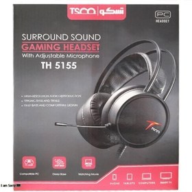 تصویر هدست مخصوص بازی تسکو مدل TH 5155 TSCO TH 5155 Gaming Headset