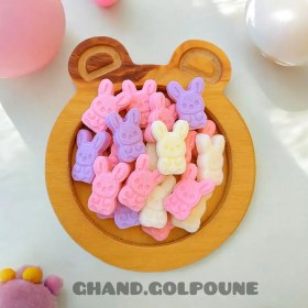 تصویر قند پاستیلی رنگی 