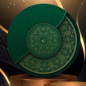 تصویر دف آبیدر مدل زمرد 