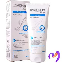 تصویر لوسیون مرطوب کننده بدن بر پایه کمپلکس بانوان هیدرودرم | Hydroderm Body Lotion 