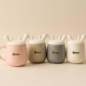 تصویر ماگ طرح گوزن 