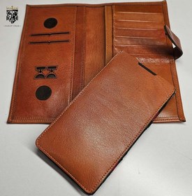تصویر کیف پول کتی چرمی 