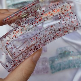 تصویر Purchase of glittery and shiny hair clip made of durable plastic 