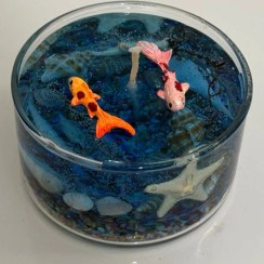 تصویر شمع دریایی ماهی دار 