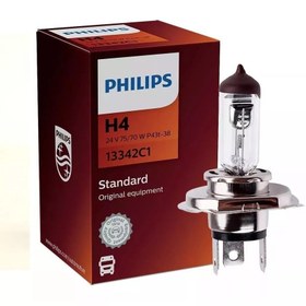 تصویر لامپ 3 خار پایه H4 استاندارد 24V فیلیپس – Philips (اصلی) ا Philips H4 Standard 24V Lamp Philips H4 Standard 24V Lamp