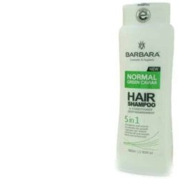 تصویر شامپو مخصوص موهای معمولی 5 در 1 مدل خاویار سبز 380میل باربارا Barbara Normal Green Caviar Hair Shampoo 380ml