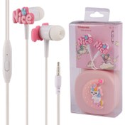 تصویر هندزفری عروسکی طرح یونیکورن مدل QL514 QL514 unicorn design doll handsfree