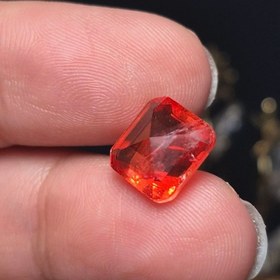 تصویر نگین سنگ کوارتز معدنی دابلت شده کد 60454 