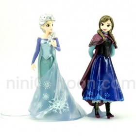 تصویر مجموعه 2 عددی فیگورهای آنا و السا - فروزن - Anna and Elsa - Frozen 
