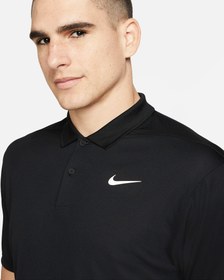 تصویر پلوشرت تنیس مردانه نایک Nike Court Dri-FIT- مشکی 