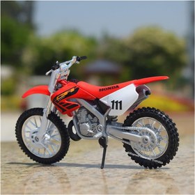 تصویر ماکت موتور هوندا سی آر 250 کراس HONDA-CR250R برند Maisto،سایز 1-18 HONDA-CR250R Maisto 1-18