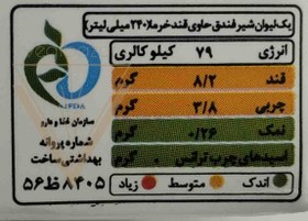 تصویر شیر فندق با قند خرما (بزرگ) - نیچرلین 