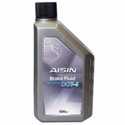 تصویر روغن ترمز آیسین DOT 4 حجم ۰.۵ لیتر 