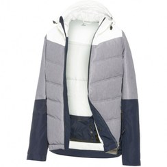 تصویر کاپشن اسکی زنانه کریویت Crivit Ski Jacket خاکستری سرمه ای سفید 