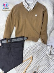 تصویر ست چهار تکه بلوز شلوار و بافت مجلسی پسرانه ترک 