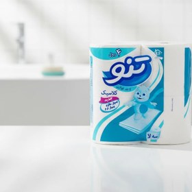 تصویر دستمال توالت تنو ۴ عددی 