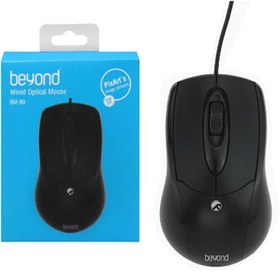 تصویر ماوس باسیم بیاند مدل BM-90 ا Beyond BM-90 USB Wired Optical Mouse Beyond BM-90 USB Wired Optical Mouse