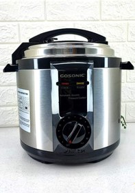 تصویر زودپز آنالوگ گوسونیک مدل GRC-662 ظرفیت 6 لیتر Gosonic analog pressure cooker model GRC-662