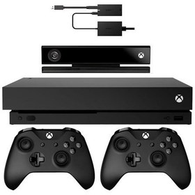 تصویر کنسول بازی مایکروسافت مدل Xbox One X ظرفیت 1 ترابایت به همراه دو دسته و کینکت Microsoft Xbox One X - 1TB Game Console