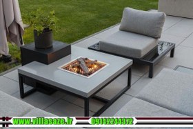 تصویر آتشدان ویلایی غزال 